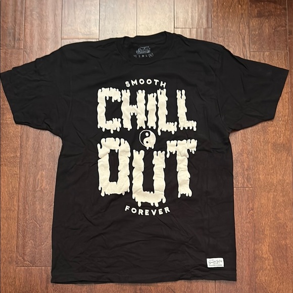 Smooth Sailing “Chill Out” Black Graphic T-Shirt, Size. XL, New Without Tags - Picture 1 of 6